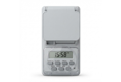 Entac IP44 Digital Timer 7 days 8 programs