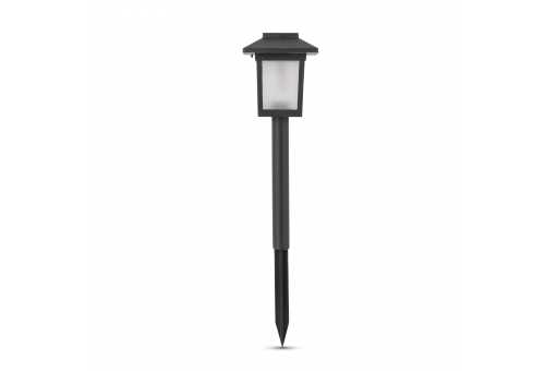 Garden Solar Lamp Torch 10pcs WW SMD LEDs with Flame effect, on Spike, Height 32.5cm