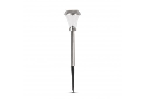 Garden Solar Lamp 40cm Stainless Steel 1 LED 12/showbox