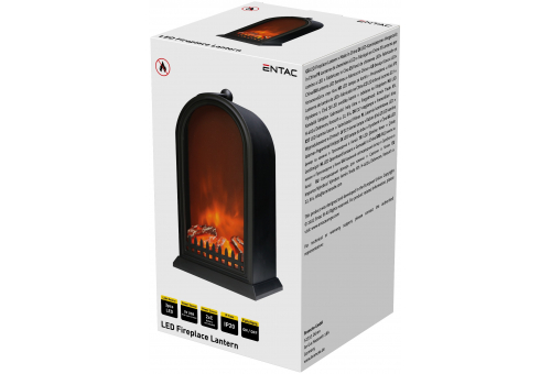 LED Fireplace Lamp 25cm with USB cable - 2xC excl.