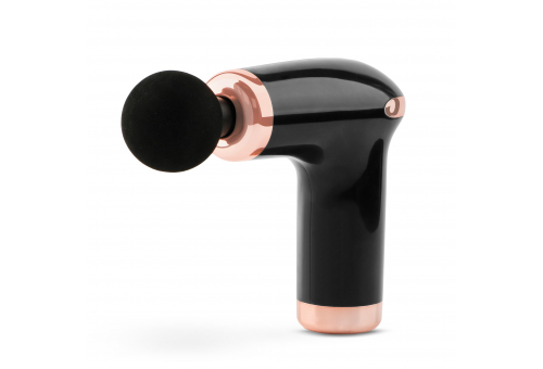 Entac Massagepistole 25 W, 6 Intensitätsstufen, 1600–3200 U/min, eingebauter 1200-mAh-Akku, Aufladung Typ C, mit 4 austauschbaren Massageköpfen