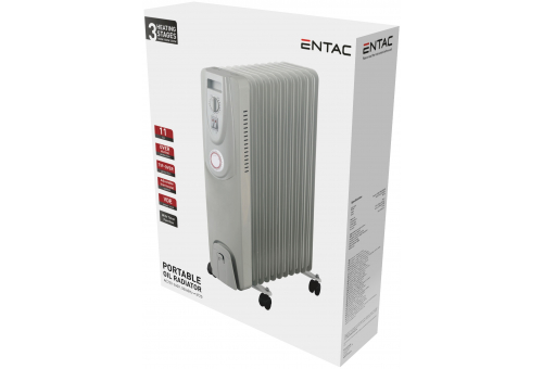 Olajradiátor 11 taggal 2500W Időzítővel
