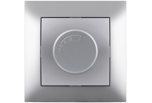 Arnold Recessed wall switch dimmer max.200W Silver