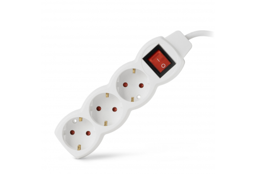 Socket Extension Cord S1 3 Sockets With Switch 5m 3G1.5