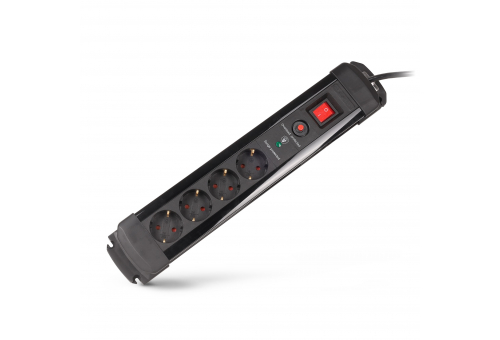 Entac Socket Extension Cord 4 Sockets with Switch 2m 3G1.5 with Surge Protection