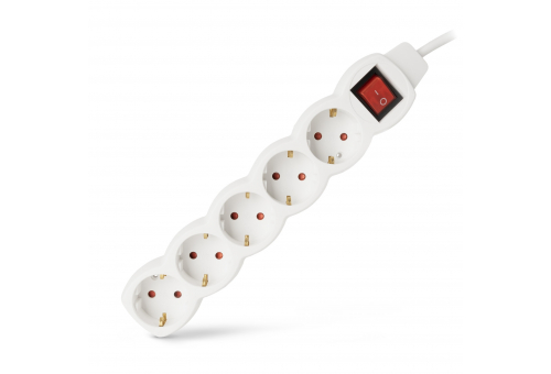 Socket Extension Cord S1 5 Sockets With Switch 5m 3G1.5