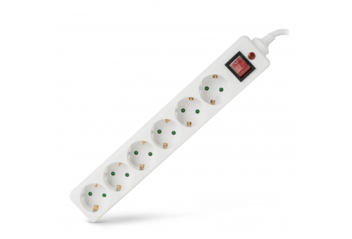 Socket Extension Cord S1SP 6 Sockets With Switch 3m 3G1.5 with Surge Protection