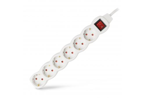 Socket Extension Cord S1 6 Sockets With Switch 5m 3G1.5