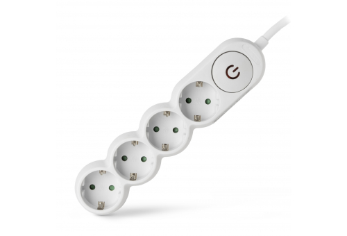 Socket Extension Cord D1 4 Entac Sockets With Switch 1.5m 3G1.5